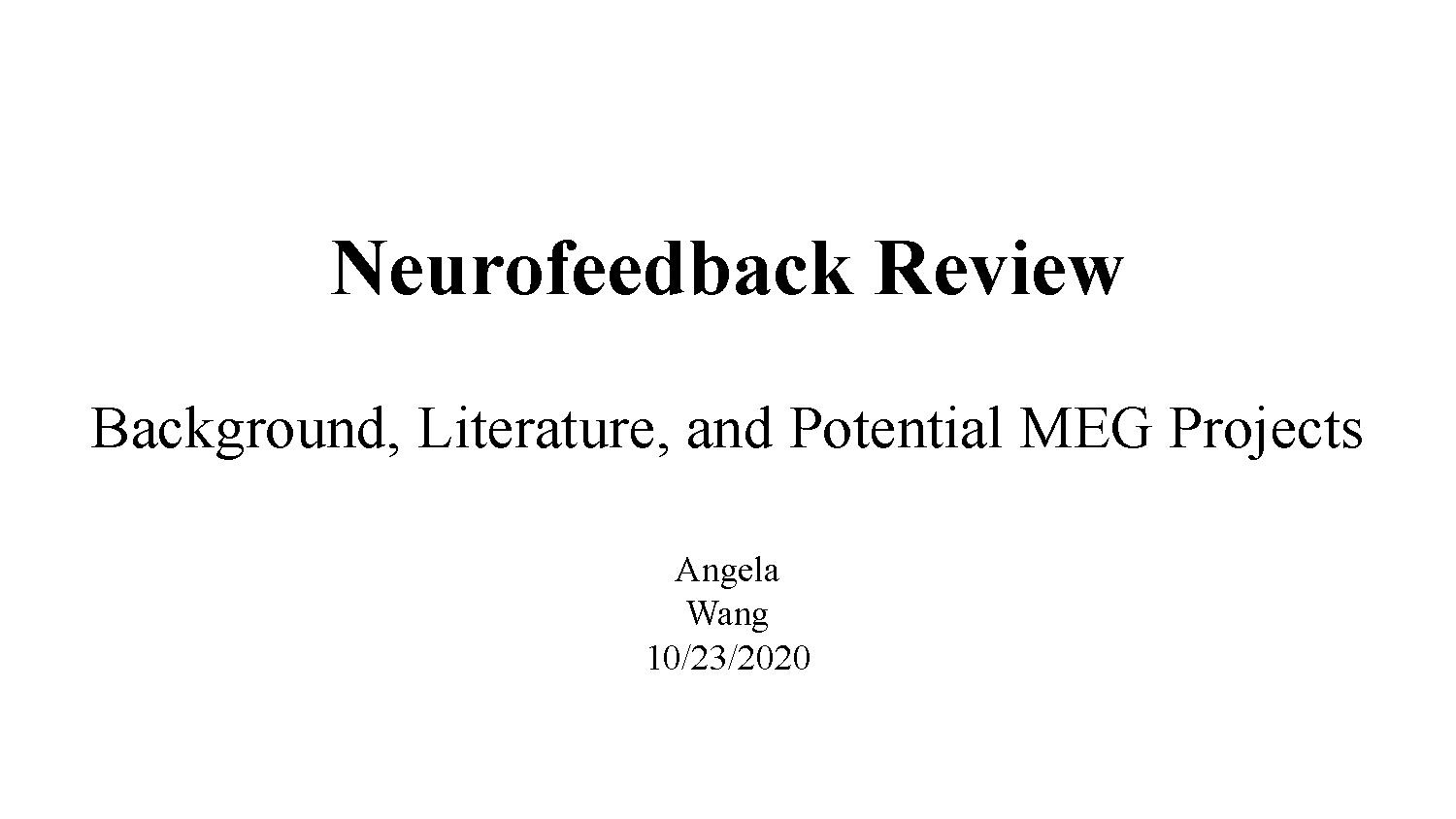 neurofeedback review